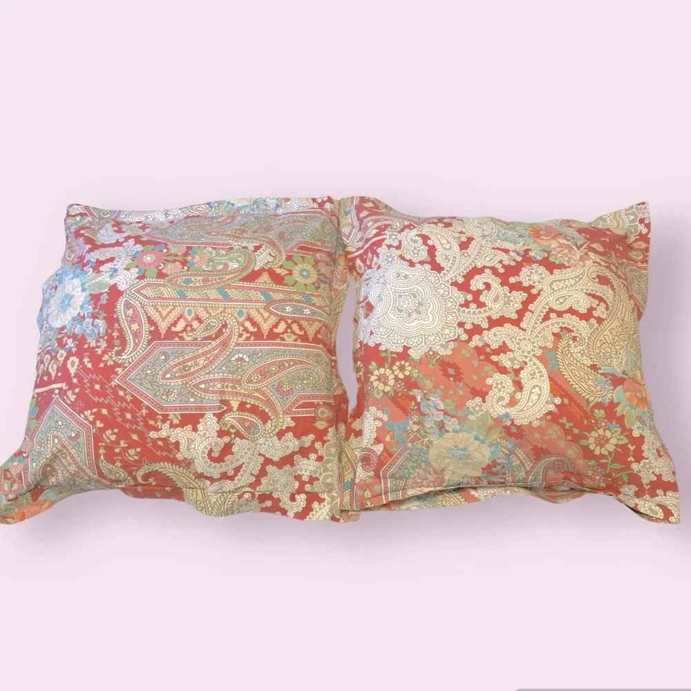 2 Pottery Barn Euro Pillow Shams